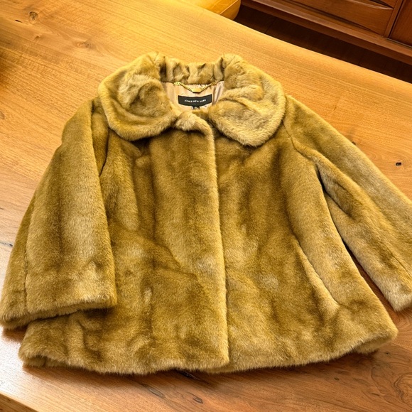 Jones New York Jackets & Blazers - Gorgeous! Jones, New York faux fur jacket size
Medium.  perfect condition!